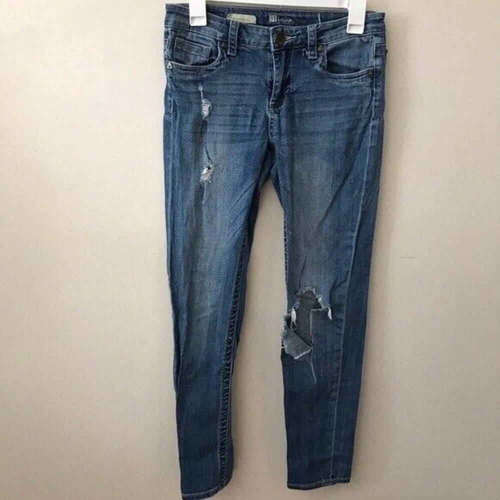Kut‎ From The Kloth Stevie Ankle Skinny Distressed Womens Size 2/26